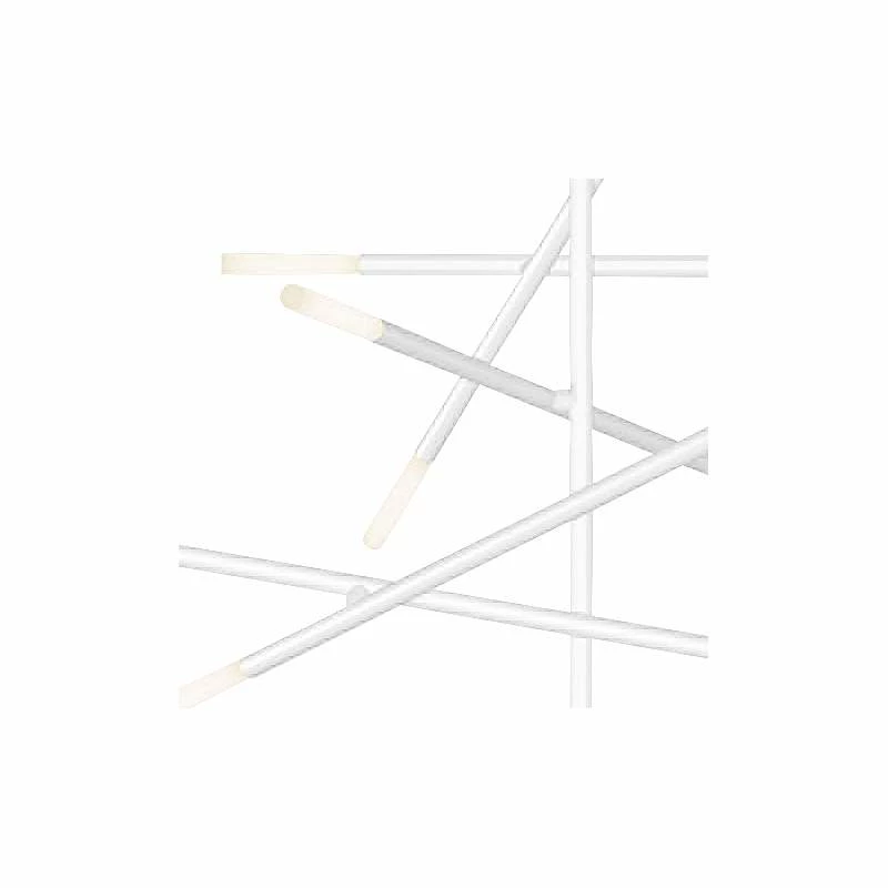 Qux Sonneman 39 1/2" Wide Satin White LED Modern Pendant Light 4 Qux Sonneman 39 1/2" Wide Satin White LED Modern Pendant Light - Image 2