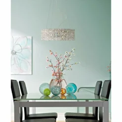 James R. Moder Vesta 20" Round Imperial Crystal Pendant