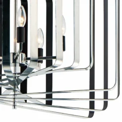 Maxim Radial 30"W Rectangular Nickel Black 5-Light Pendant Light 7 Maxim Radial 30"W Rectangular Nickel Black 5-Light Pendant Light -Outlet The Radiantix Store radial 30 inchw rectangular nickel black 5 light pendant light 82n41views1