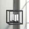 Rhodes 18 1/4" Wide Graphite 4-Light Outdoor Foyer Pendant -Outlet The Radiantix Store rhodes 18 and one quarter inch wide graphite 4 light outdoor foyer pendant 86g62cropped