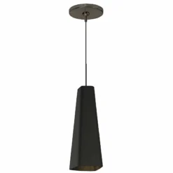 Rhonan 4 1/2" Wide Textured Black Freejack Mini Pendant