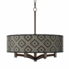 Rhythm Ava 6-Light Bronze Pendant Chandelier -Outlet The Radiantix Store rhythm ava 6 light bronze pendant chandelier 665v7