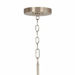 Rhythm Ava 6-Light Nickel Pendant Chandelier -Outlet The Radiantix Store rhythm ava 6 light nickel pendant chandelier 664v7views2