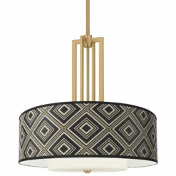Rhythm Carey 24" Gold 4-Light Chandelier