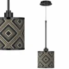 Rhythm Giclee Black Mini Pendant Light