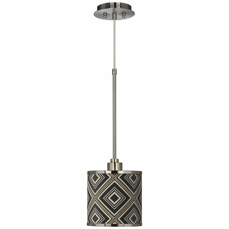 Rhythm Giclee Brushed Nickel Mini Pendant Light 4 Rhythm Giclee Brushed Nickel Mini Pendant Light - Image 2
