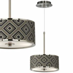 Rhythm Giclee Glow 10 1/4" Wide Pendant Light