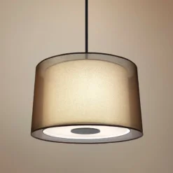 Robert Abbey 29" Wide Saturina Bronze Pendant Chandelier