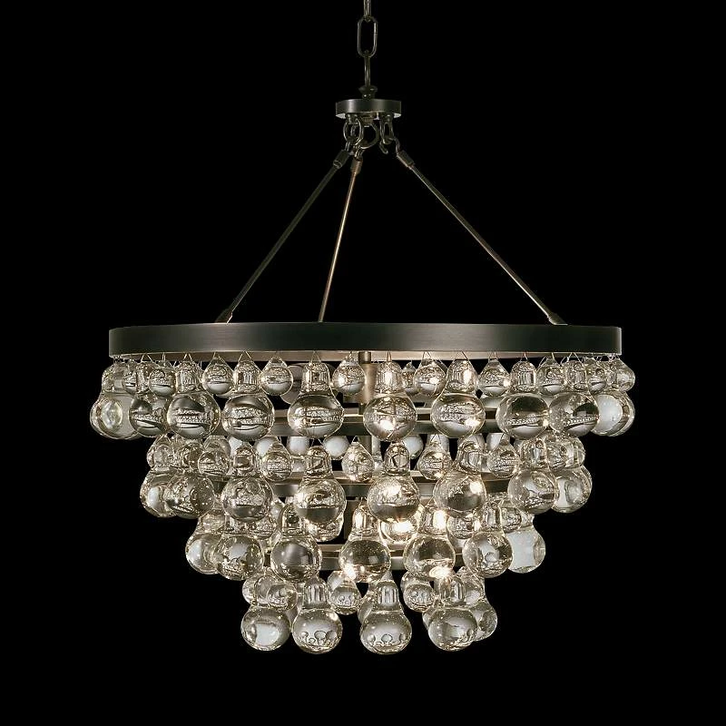 Robert Abbey Bling 20 1/2"W 4-Light Bronze Chandelier 3 Robert Abbey Bling 20 1/2"W 4-Light Bronze Chandelier