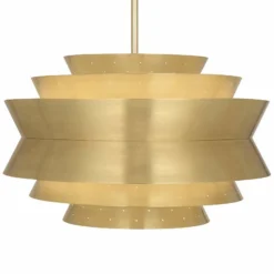 Robert Abbey Pierce 23" Wide Modern Brass Pendant Light -Outlet The Radiantix Store robert abbey pierce 23 inch wide modern brass pendant light 72r63views2