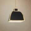 Robert Abbey Ranger 17 1/2"W Black And Brass Pendant Light -Outlet The Radiantix Store robert abbey ranger 17 and one half inchw black and brass pendant light 66y89cropped