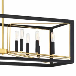 Sable Point 38 1/4"W Gold Kitchen Island Light Chandelier -Outlet The Radiantix Store sable point 38 and one quarter inchw gold kitchen island light chandelier 77n93views1