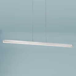 Santi 48 1/2" Wide Chrome LED Kitchen Island Light Pendant