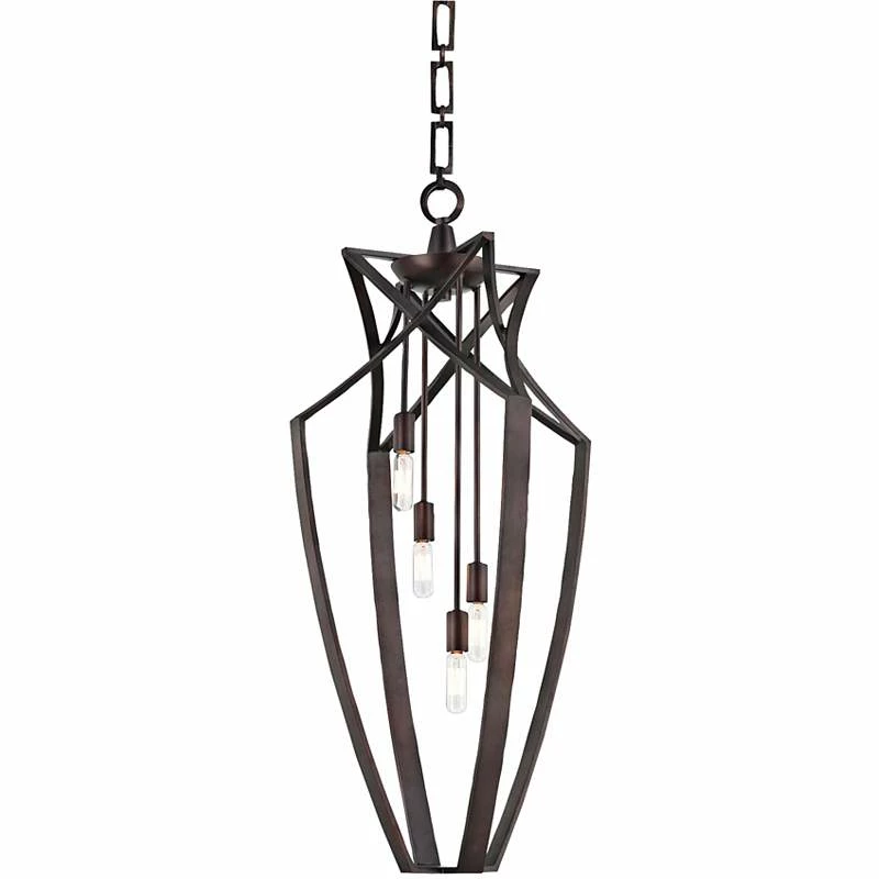 Savoy House Windsung Bronze 4-Light Modern Foyer Pendant 4 Savoy House Windsung Bronze 4-Light Modern Foyer Pendant - Image 2