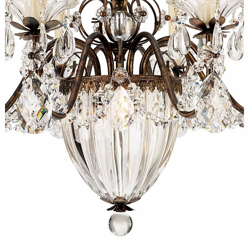 Schonbek Bagatelle 26"W Heirloom Bronze Crystal Chandelier 6 Schonbek Bagatelle 26"W Heirloom Bronze Crystal Chandelier - Image 4