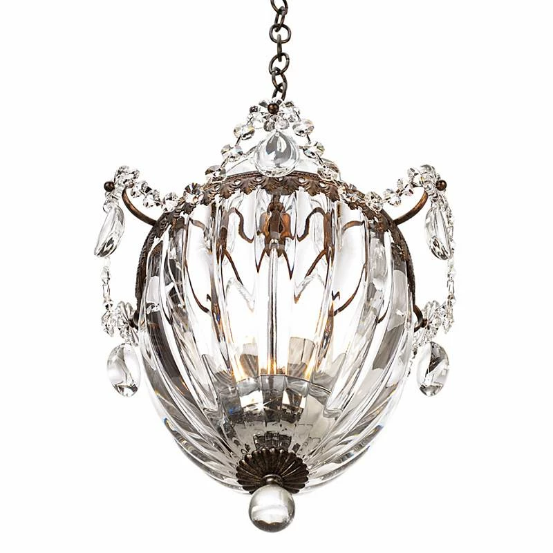 Schonbek Bagatelle Collection 10 1/2"W Crystal 3-Light Mini Pendant 6 Schonbek Bagatelle Collection 10 1/2"W Crystal 3-Light Mini Pendant - Image 4