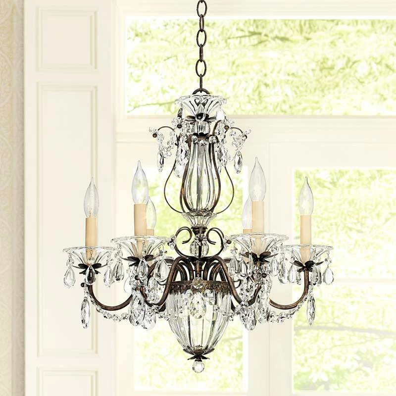 Schonbek Bagatelle Collection 21" Wide Crystal Chandelier 4 Schonbek Bagatelle Collection 21" Wide Crystal Chandelier - Image 2