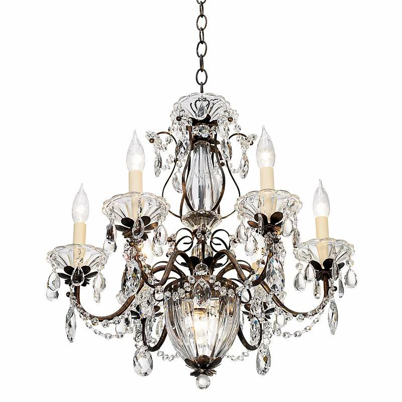 Schonbek Bagatelle Collection 21" Wide Crystal Chandelier 6 Schonbek Bagatelle Collection 21" Wide Crystal Chandelier - Image 4