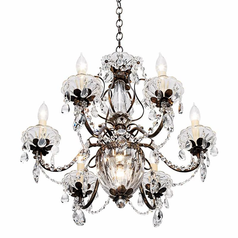 Schonbek Bagatelle Collection 21" Wide Crystal Chandelier 7 Schonbek Bagatelle Collection 21" Wide Crystal Chandelier - Image 5