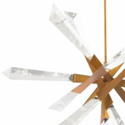 Schonbek-Beyond Solitude 35.5" Wide Modern LED Aged Brass Pendant -Outlet The Radiantix Store schonbek beyond solitude 35 5 inch wide modern led aged brass pendant 264m3views1