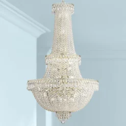 Schonbek Camelot Optic Crystal 41-Light Chandelier In Aurelia Finish
