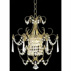 Schonbek Century 12 1/2"W Aurelia Gold Pendant Chandelier -Outlet The Radiantix Store schonbek century 12 and one half inchw aurelia gold pendant chandelier 04253