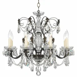 Schonbek Century Bronze 24" Wide Crystal Chandelier 9 Schonbek Century Bronze 24" Wide Crystal Chandelier -Outlet The Radiantix Store schonbek century bronze 24 inch wide crystal chandelier 98442