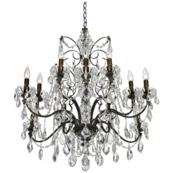 Schonbek Century Collection 30" Wide Crystal 12-Light Chandelier -Outlet The Radiantix Store schonbek century collection 30 inch wide crystal 12 light chandelier 98497views2