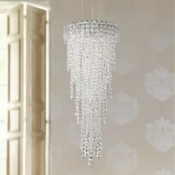 Schonbek Chantant 14" Wide Large Crystal Pendant Light