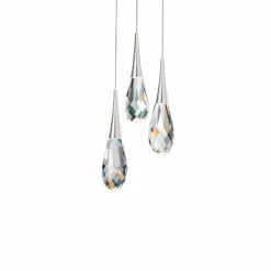 Schonbek Hibiscus 11.8" Wide Multi-Light LED Modern Crystal Pendant
