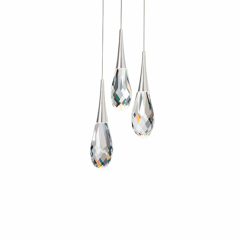 Schonbek Hibiscus 11.8" Wide Multi-Light LED Modern Crystal Pendant 3 Schonbek Hibiscus 11.8" Wide Multi-Light LED Modern Crystal Pendant