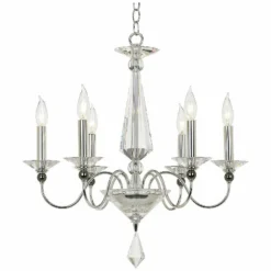 Schonbek Jasmine Optic Crystal 22 1/2" Wide Chandelier -Outlet The Radiantix Store schonbek jasmine optic crystal 22 and one half inch wide chandelier 51935