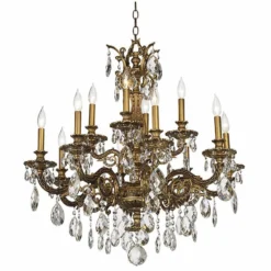 Schonbek Milano 32 1/2" Wide Large Crystal Chandelier -Outlet The Radiantix Store schonbek milano 32 and one half inch wide large crystal chandelier n7856views2