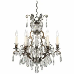 Schonbek Renaissance Collection 23 1/2" Crystal Chandelier -Outlet The Radiantix Store schonbek renaissance collection 23 and one half inch crystal chandelier n3163