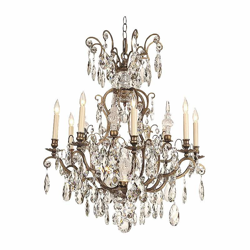 Schonbek Renaissance Collection 26 1/2" Crystal Chandelier 4 Schonbek Renaissance Collection 26 1/2" Crystal Chandelier - Image 2