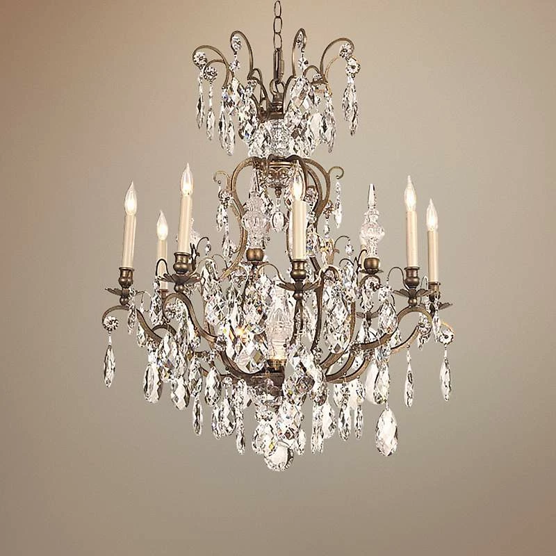 Schonbek Renaissance Collection 26 1/2" Crystal Chandelier 3 Schonbek Renaissance Collection 26 1/2" Crystal Chandelier