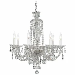 Schonbek Sterling 25" Wide Heritage Crystal Chandelier -Outlet The Radiantix Store schonbek sterling 25 inch wide heritage crystal chandelier 85563
