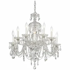 Schonbek Sterling 29" Wide Heritage Crystal 12-Light Chandelier 10 Schonbek Sterling 29" Wide Heritage Crystal 12-Light Chandelier -Outlet The Radiantix Store schonbek sterling 29 inch wide heritage crystal 12 light chandelier 75124