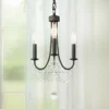 Schonbek Verdana 12" Wide Black 3-Light Mini Pendant Chandelier Light -Outlet The Radiantix Store schonbek verdana 12 inch wide black 3 light mini pendant chandelier light 98k23cropped