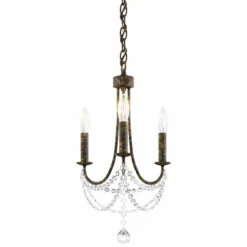 Schonbek Verdana 12" Wide Bronze 3-Light Mini Pendant Light -Outlet The Radiantix Store schonbek verdana 12 inch wide bronze 3 light mini pendant light 98k24