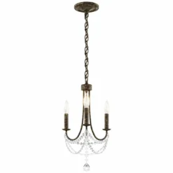 Schonbek Verdana 12" Wide Bronze 3-Light Mini Pendant Light -Outlet The Radiantix Store schonbek verdana 12 inch wide bronze 3 light mini pendant light 98k24views3