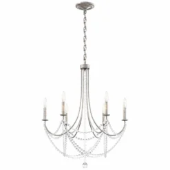 Schonbek Verdana 24"W Antique Silver 6-Light Pendant Light -Outlet The Radiantix Store schonbek verdana 24 inchw antique silver 6 light pendant light 98k65views3