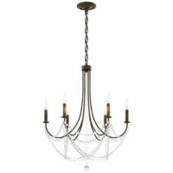 Schonbek Verdana 24"W Heirloom Bronze 6-Light Pendant Light -Outlet The Radiantix Store schonbek verdana 24 inchw heirloom bronze 6 light pendant light 98k67views3