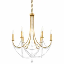 Schonbek Verdana 24"W Heirloom Gold 6-Light Pendant Light -Outlet The Radiantix Store schonbek verdana 24 inchw heirloom gold 6 light pendant light 98k73