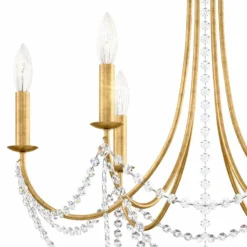 Schonbek Verdana 24"W Heirloom Gold 6-Light Pendant Light -Outlet The Radiantix Store schonbek verdana 24 inchw heirloom gold 6 light pendant light 98k73views1