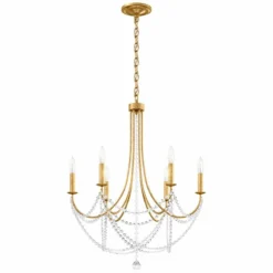 Schonbek Verdana 24"W Heirloom Gold 6-Light Pendant Light -Outlet The Radiantix Store schonbek verdana 24 inchw heirloom gold 6 light pendant light 98k73views3