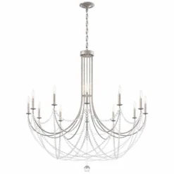 Schonbek Verdana 43"W Antique Silver 12-Light Pendant Light 11 Schonbek Verdana 43"W Antique Silver 12-Light Pendant Light -Outlet The Radiantix Store schonbek verdana 43 inchw antique silver 12 light pendant light 98m39views3
