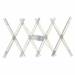 Scissors 96" Wide Aluminum LED Kitchen Island Light Pendant -Outlet The Radiantix Store scissors 96 inch wide aluminum led kitchen island light pendant 55n36views2