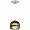 Sedona 6" Wide Satin Nickel LED Freejack Mini Pendant -Outlet The Radiantix Store sedona 6 inch wide satin nickel led freejack mini pendant 57k17