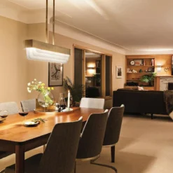 Serene 36 1/2" Wide Brass LED Kitchen Island Light Pendant -Outlet The Radiantix Store serene 36 and one half inch wide brass led kitchen island light pendant 42t92views4